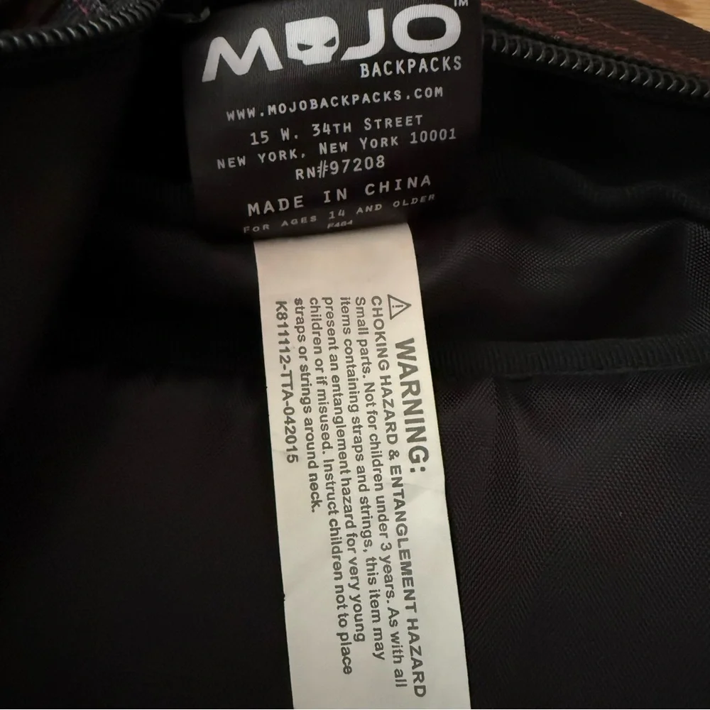 Mojo Backpack‎ Black Graffiti Art King of the Streets